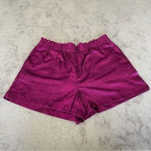 Metallic Pink Shimmer Shorts - Size 1X